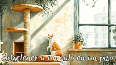 entretener a un gato