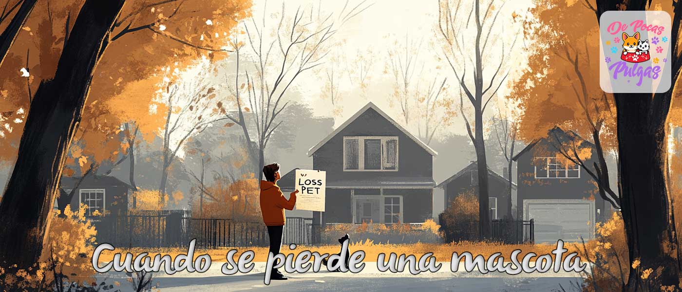dibujo mascota perdida