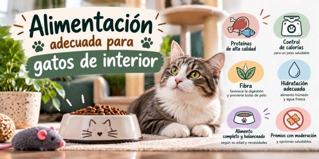 alimentacion para gatos de interior