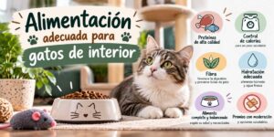 alimentacion para gatos de interior