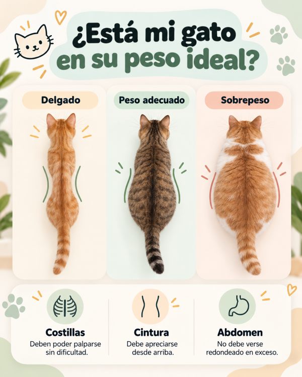 peso ideal gatos