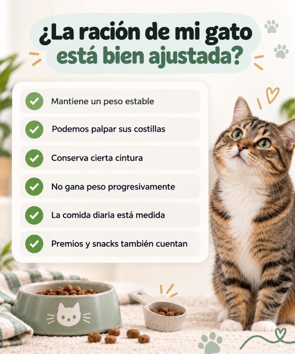 raciones de gatos
